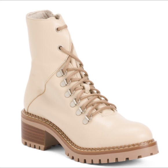 Bertuchi Lace Up Leather Boots NWT - Picture 1 of 2